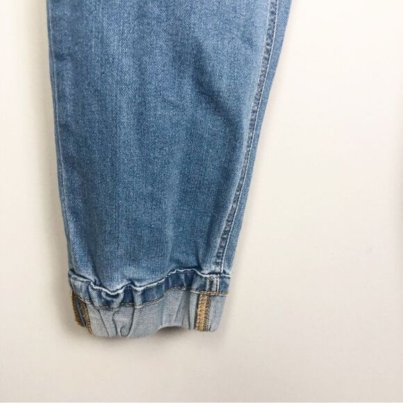 COPPERFLASH | NEW Pull-On Jogger Style Distressed Denim Jeans Women’s Size 14 - Picture 5 of 10